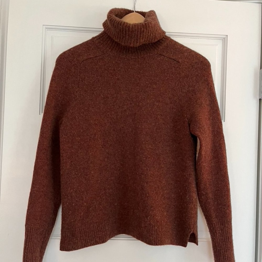 J. Crew Wool/Cashmere Turtleneck Sweater - S